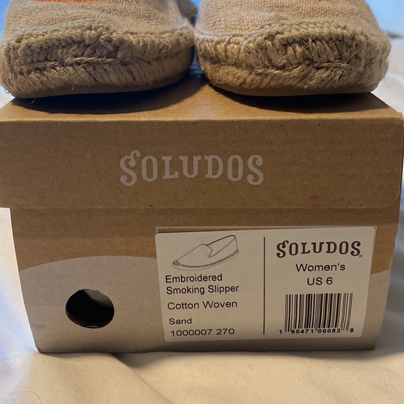 Soludos Blood Orange Espadrilles Loafers Slipper Size 6 - Picture 7 of 7